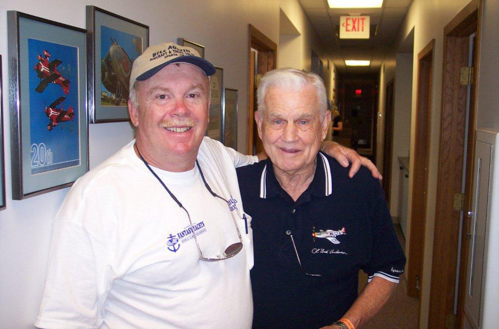 Bill Austin Meets Childhood Hero Col. Bud Anderson